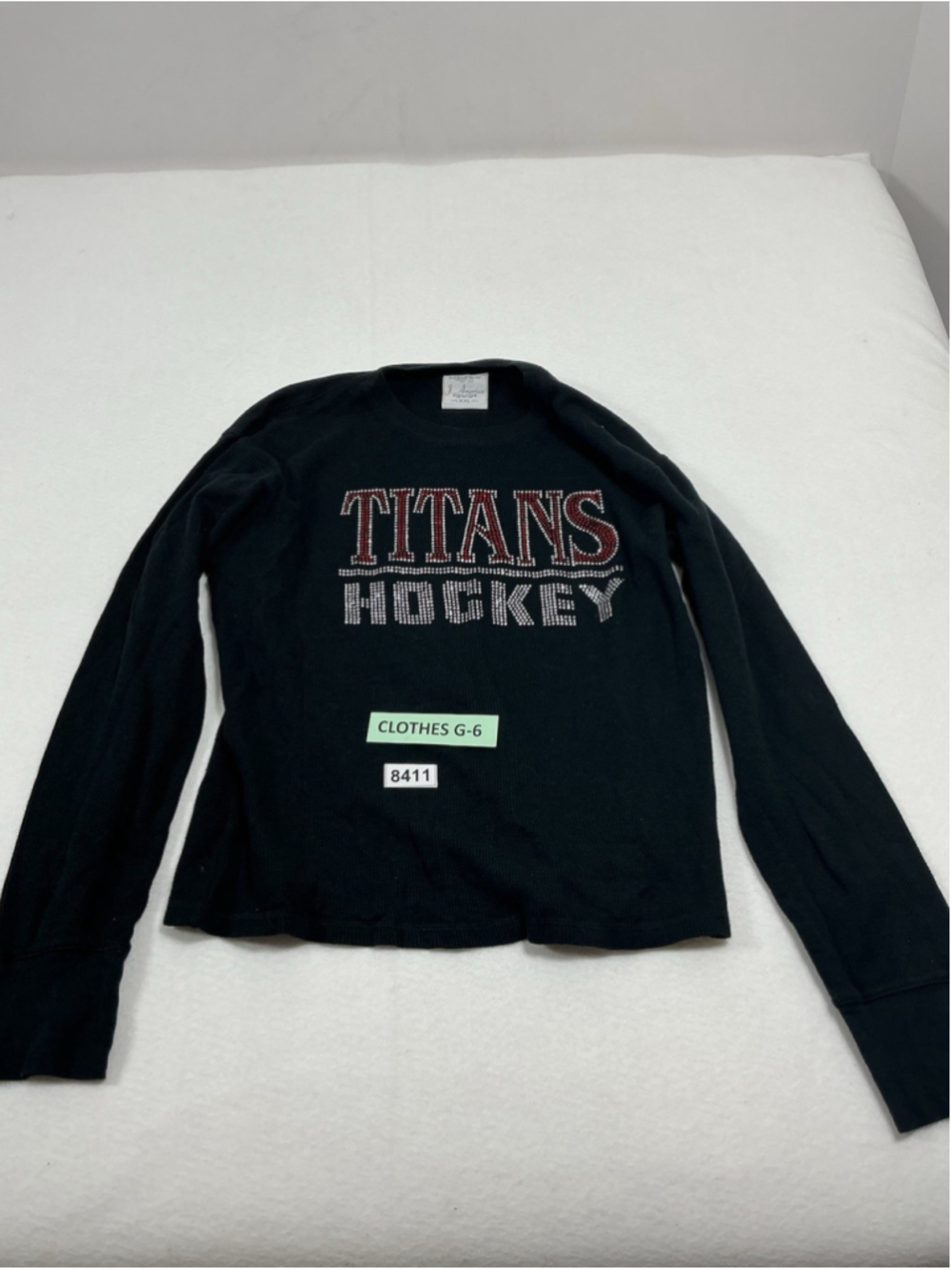 Womans Excellent Condition J America Pullover Titans Hockey Sweater XXL Black